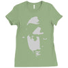 airbrushed stencil Ladies Fitted T-Shirt