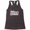 blessed sister with flower white color Racerback Tank