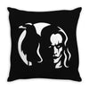 the crow die krahe horror Throw Pillow