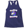 feeling stabby Racerback Tank