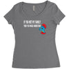 if you met my family you would understand Women's Triblend Scoop T-shirt