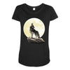 howl at the moon Maternity Scoop Neck T-shirt