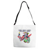 lion mouth hands Adjustable Strap Totes