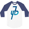 jake paul blue 3/4 Sleeve Shirt