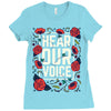 Women's March Hear Our Voice Ladies Fitted T-Shirt