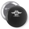 i have two titles mom and wife Pin-back button