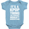 it's a kpop thing you probably wouln't understand Baby Bodysuit