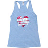 my valentine is a fictional character Racerback Tank