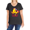 kino loves hong kong Ladies Curvy T-Shirt
