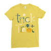 Trick or Treat Ladies Fitted T-Shirt