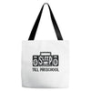 no sleep till preschool Tote Bags