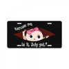 July Peeking Out Baby Girl License Plate