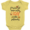 my favorite season is the fall of the patriarchy Baby Bodysuit