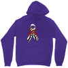 carcinoid cancer ribbon and rose Unisex Hoodie