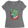 cthulhu Women's Triblend Scoop T-shirt
