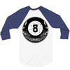 8ball skull 3/4 Sleeve Shirt