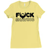 fuck shaving Ladies Fitted T-Shirt