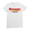 Manager Of Myselfy i Was Nobody Before Social Media Ladies Fitted T-Shirt