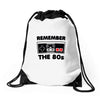 remember the 80's Drawstring Bags