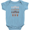 coffee coffee coffee Baby Bodysuit