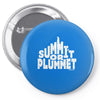 summit or plummet Pin-back button