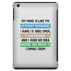 My Mind is Like My internet Browser i Have 19 Tabs Open 3 Are Frozen A iPad Mini