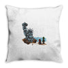 the planet of the kong Throw Pillow