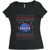 santa christmas Women's Triblend Scoop T-shirt
