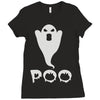 ghost poo Ladies Fitted T-Shirt