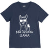 no drama llama V-Neck Tee