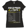 December Girl Facts Capricorn Ladies Fitted T-Shirt