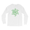 snowflake geek usb green Long Sleeve Shirts