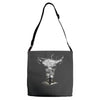 book of gods Adjustable Strap Totes