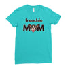 frenchie mom Ladies Fitted T-Shirt
