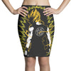 Super Saiyan Goku DBZ Pencil Skirts