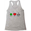 peace love coffee (2) Racerback Tank
