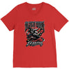 black bood V-Neck Tee