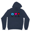 peace love wine Unisex Hoodie