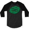 kiss me i am irish 3/4 Sleeve Shirt