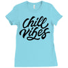 chill vibes Ladies Fitted T-Shirt