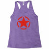 military starfunny retro army war vietnam usa britain fashion Racerback Tank