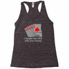 i bought this shirt with your money Racerback Tank