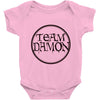 team damon salvatore (6) Baby Onesie