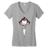 the clown father Women's V-Neck T-Shirt