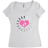 Loading Baby Girl Women's Triblend Scoop T-shirt