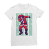 santa claus dabbing Ladies Fitted T-Shirt