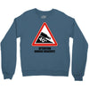 warning descent Crewneck Sweatshirt