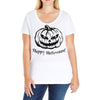 happy halloween Ladies Curvy T-Shirt