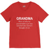 grandma V-Neck Tee