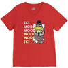 ski mood french bulldog V-Neck Tee